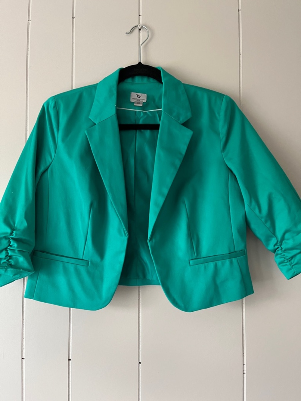 W by Worth Emerald Cropped Blazer Jacket